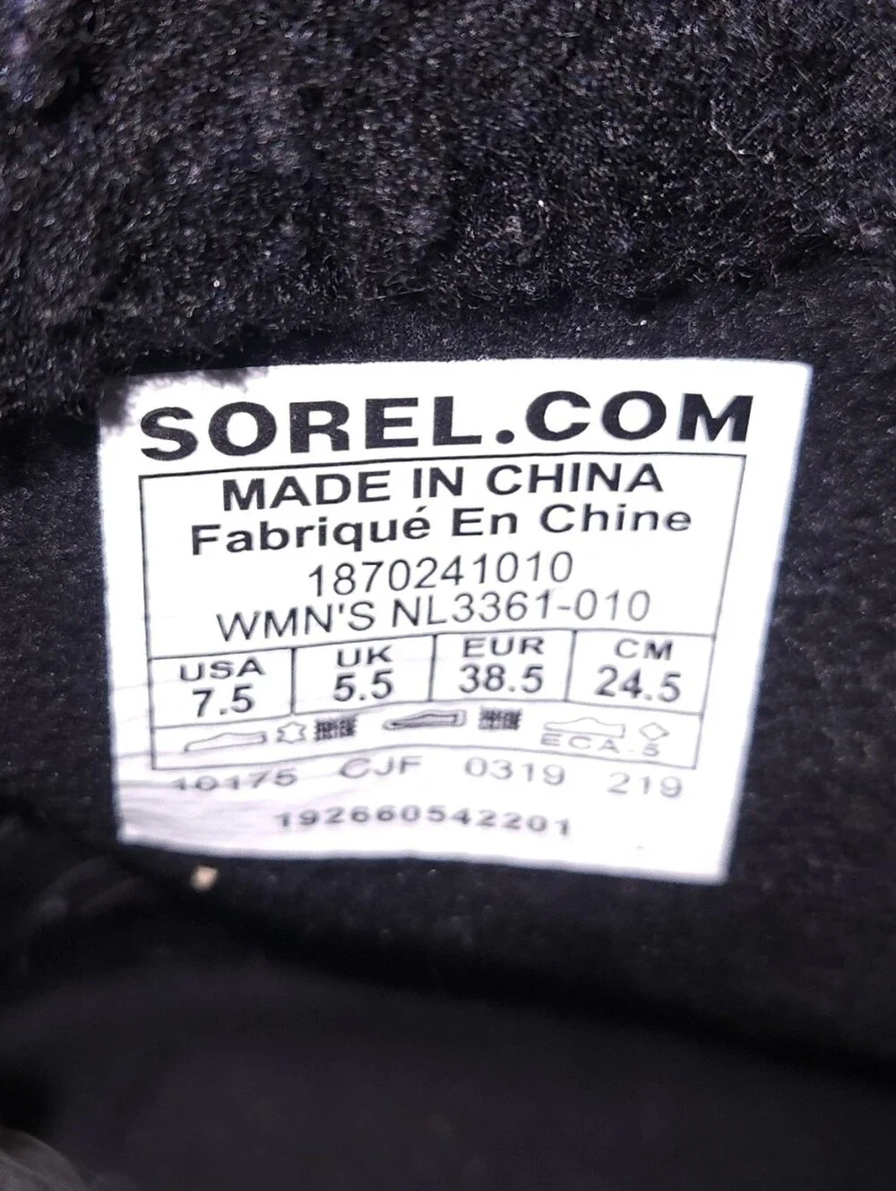 Sorel Joan Of Arctic Wedge II Cozy Boot US 7.5 Black Nubuck Shearling Booties
